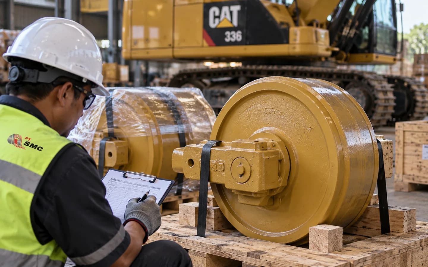 Idler Caterpillar 336: Ukuran, Kode Part, dan Checklist Pesanan