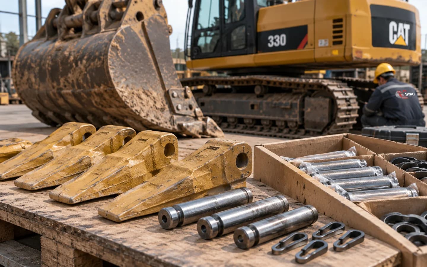 Pin Retainer Bucket Caterpillar 330: Ukuran, Kode Part, dan Checklist Pesanan