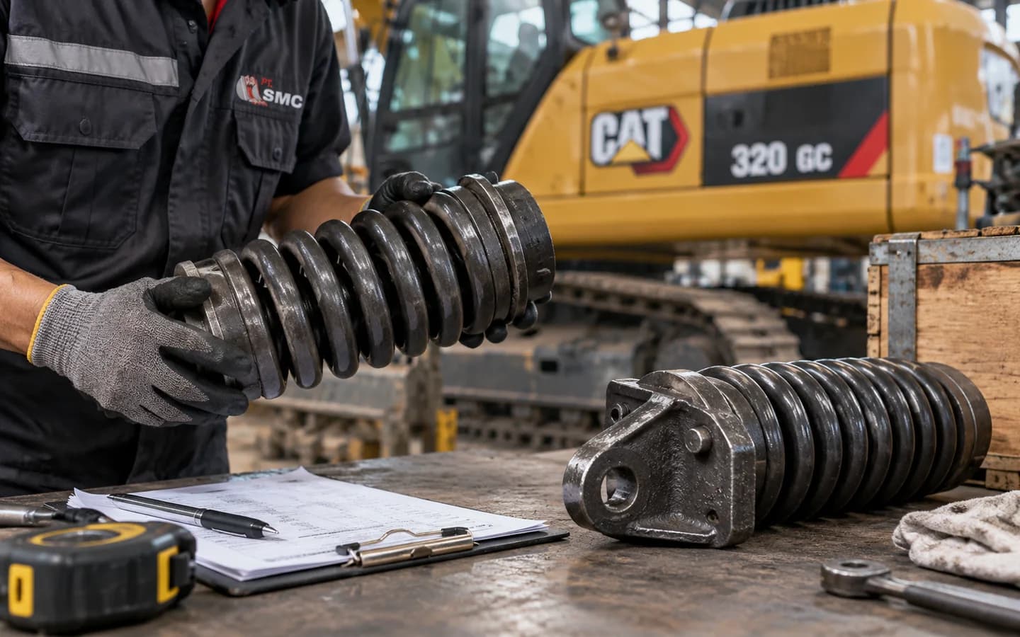 Recoil Spring Caterpillar 320 GC: Ukuran, Kode Part, dan Checklist Pesanan