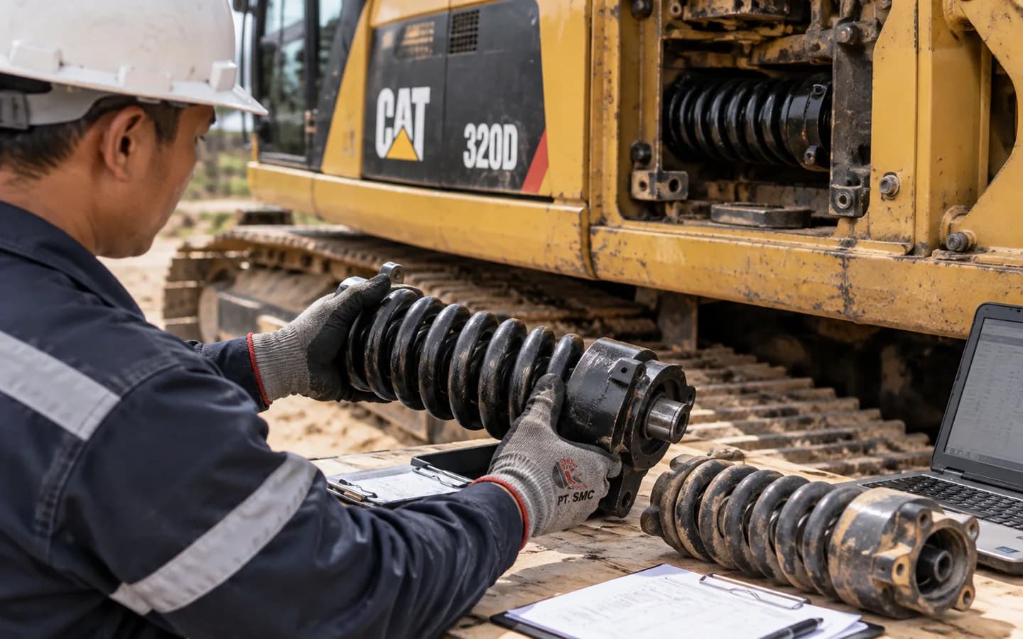 Recoil Spring Caterpillar 320D: Ukuran, Kode Part, dan Checklist Pesanan