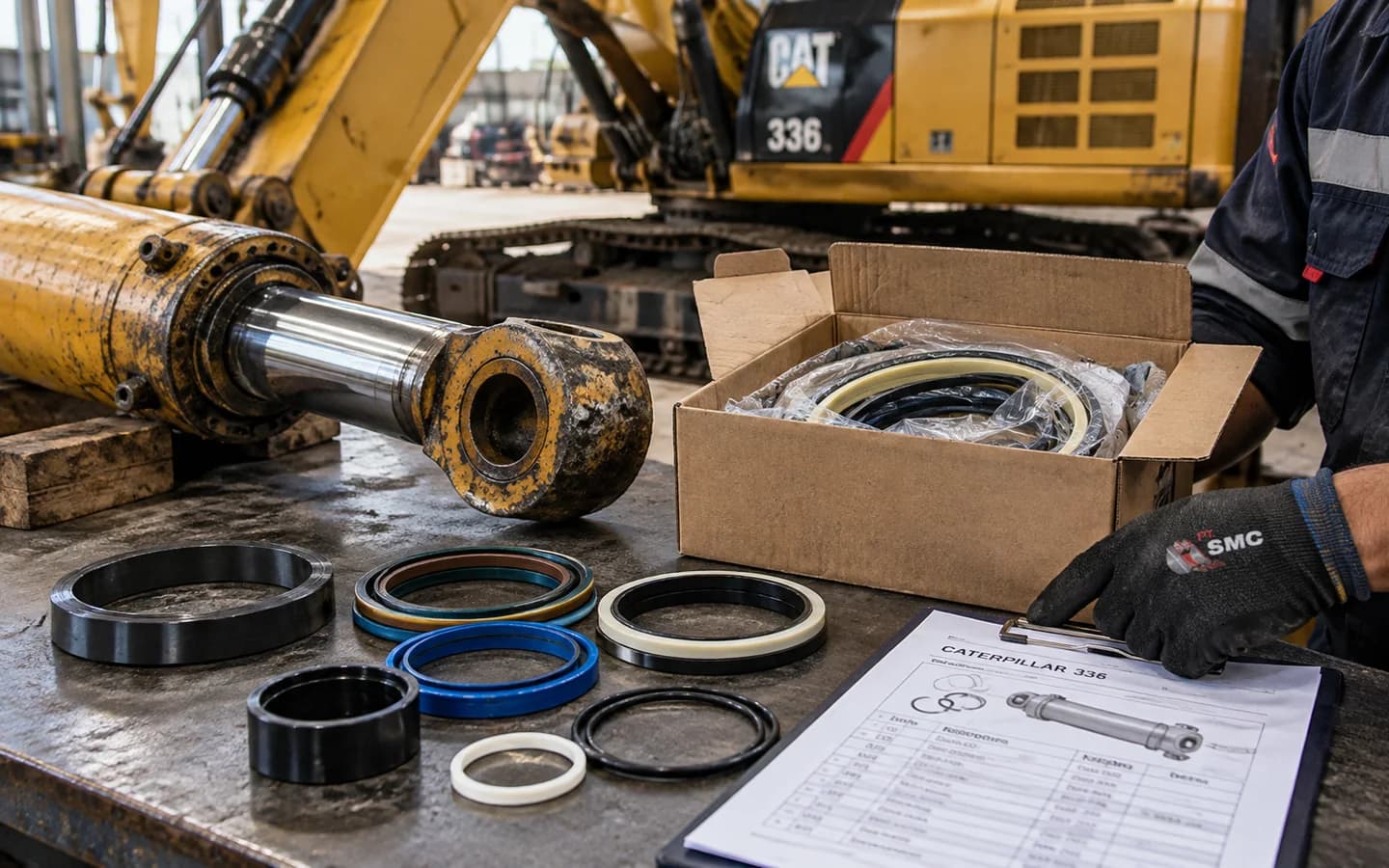 Seal Kit Cylinder Caterpillar 336: Ukuran, Kode Part, dan Checklist Pesanan
