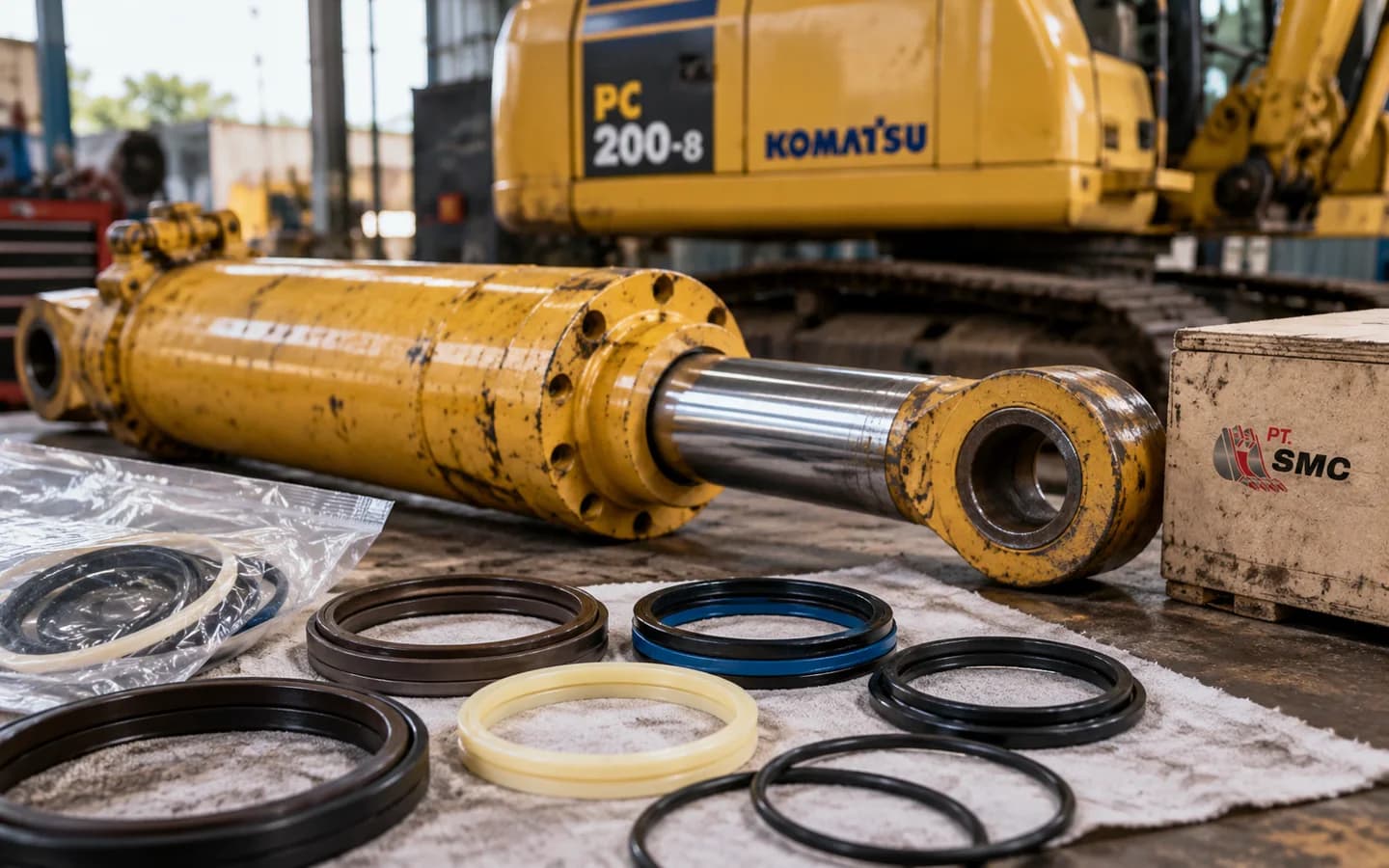 Seal Kit Cylinder Komatsu PC200-8: Ukuran, Kode Part, dan Checklist Pesanan