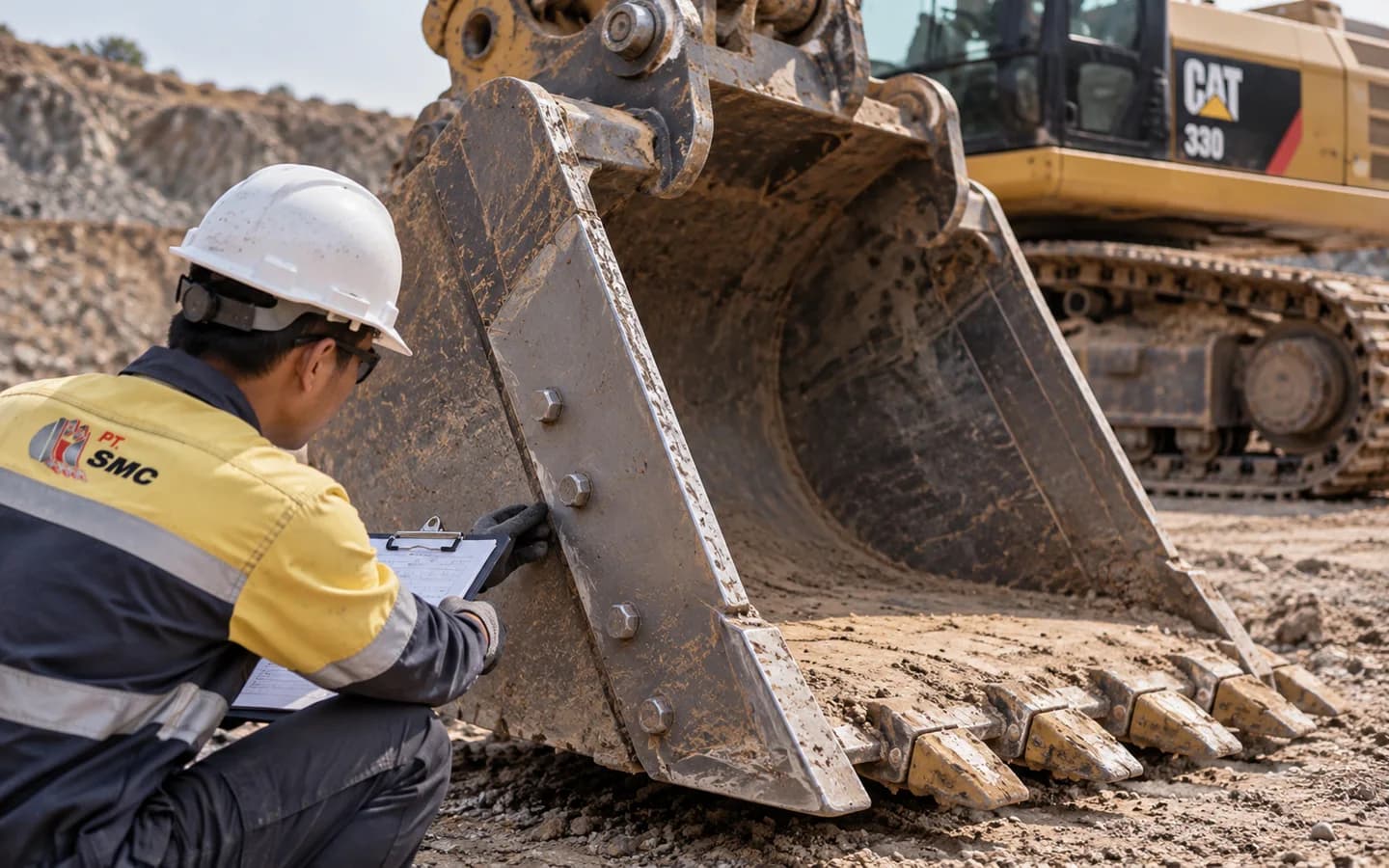 Side Cutter Bucket Caterpillar 330: Ukuran, Kode Part, dan Checklist Pesanan