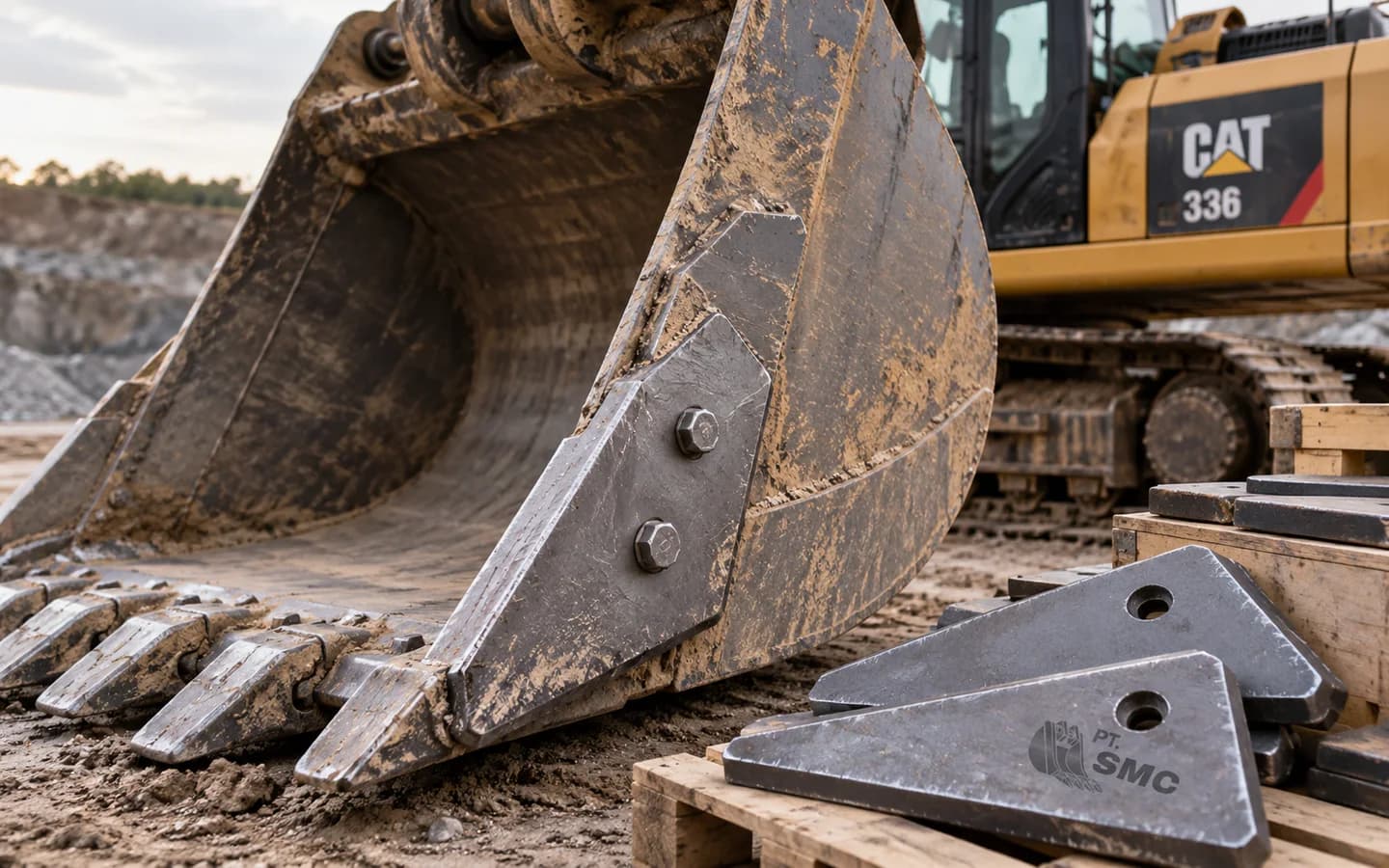 Side Cutter Bucket Caterpillar 336: Ukuran, Kode Part, dan Checklist Pesanan