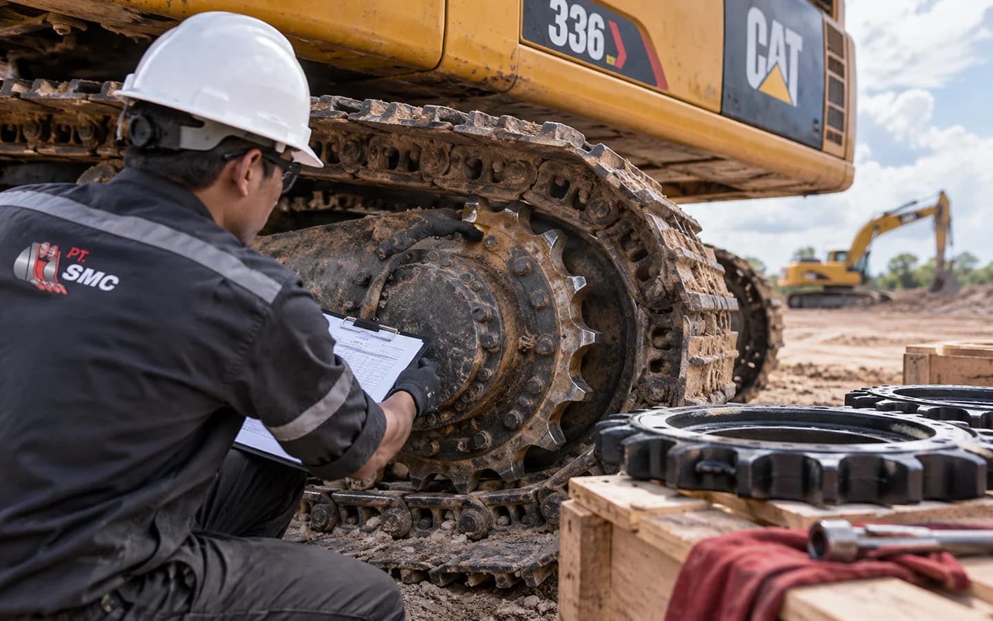 Sprocket Caterpillar 336: Ukuran, Kode Part, dan Checklist Pesanan