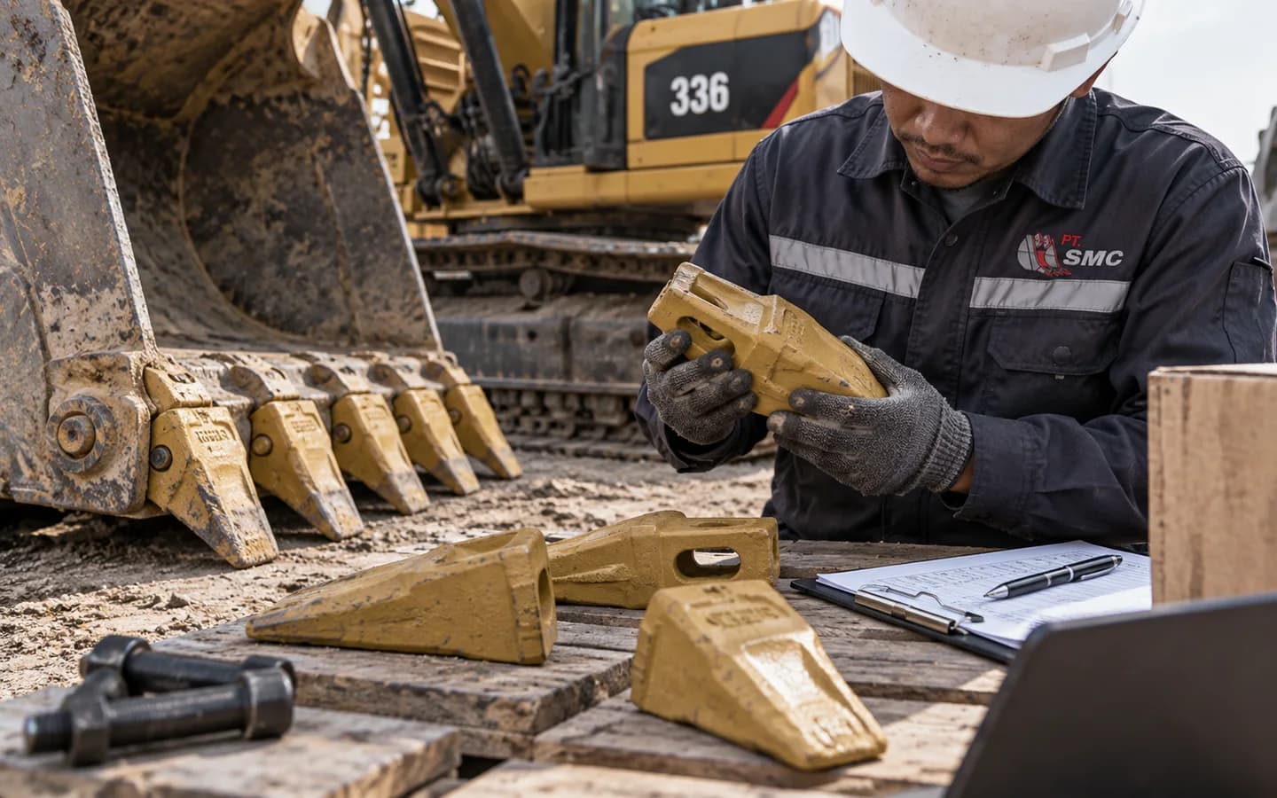 Bucket Tooth Caterpillar 336: Ukuran, Kode Part, dan Checklist Pesanan