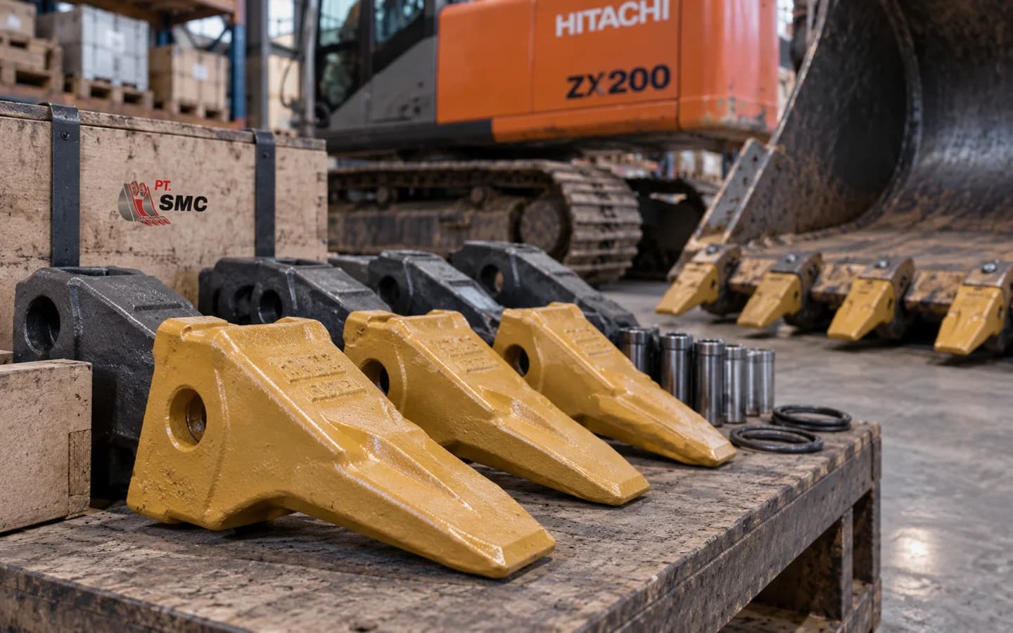 Bucket Tooth Hitachi ZX200: Ukuran, Kode Part, dan Checklist Pesanan