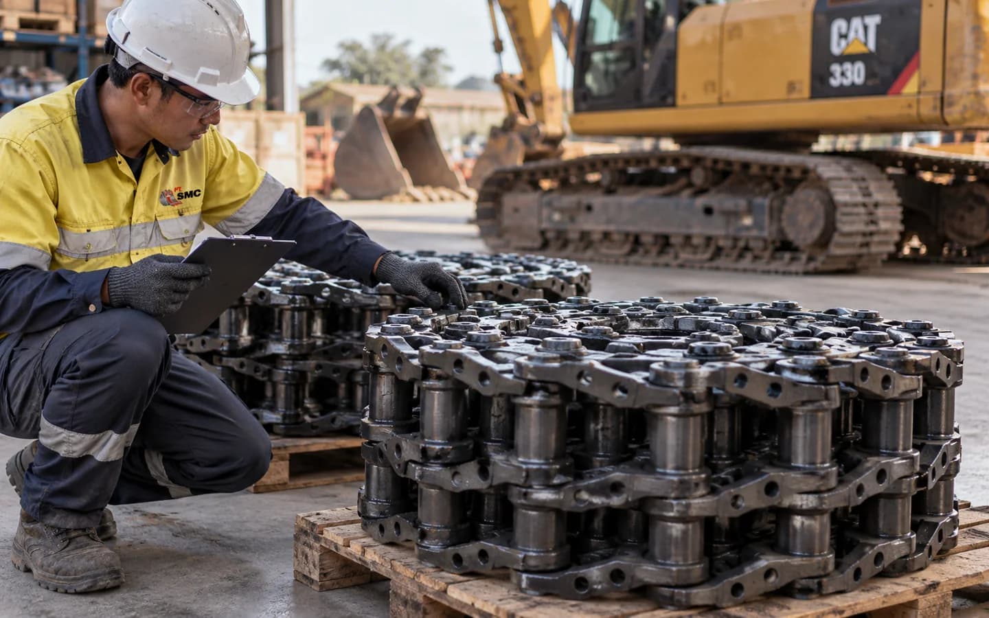 Track Link Assy Caterpillar 330: Ukuran, Kode Part, dan Checklist Pesanan