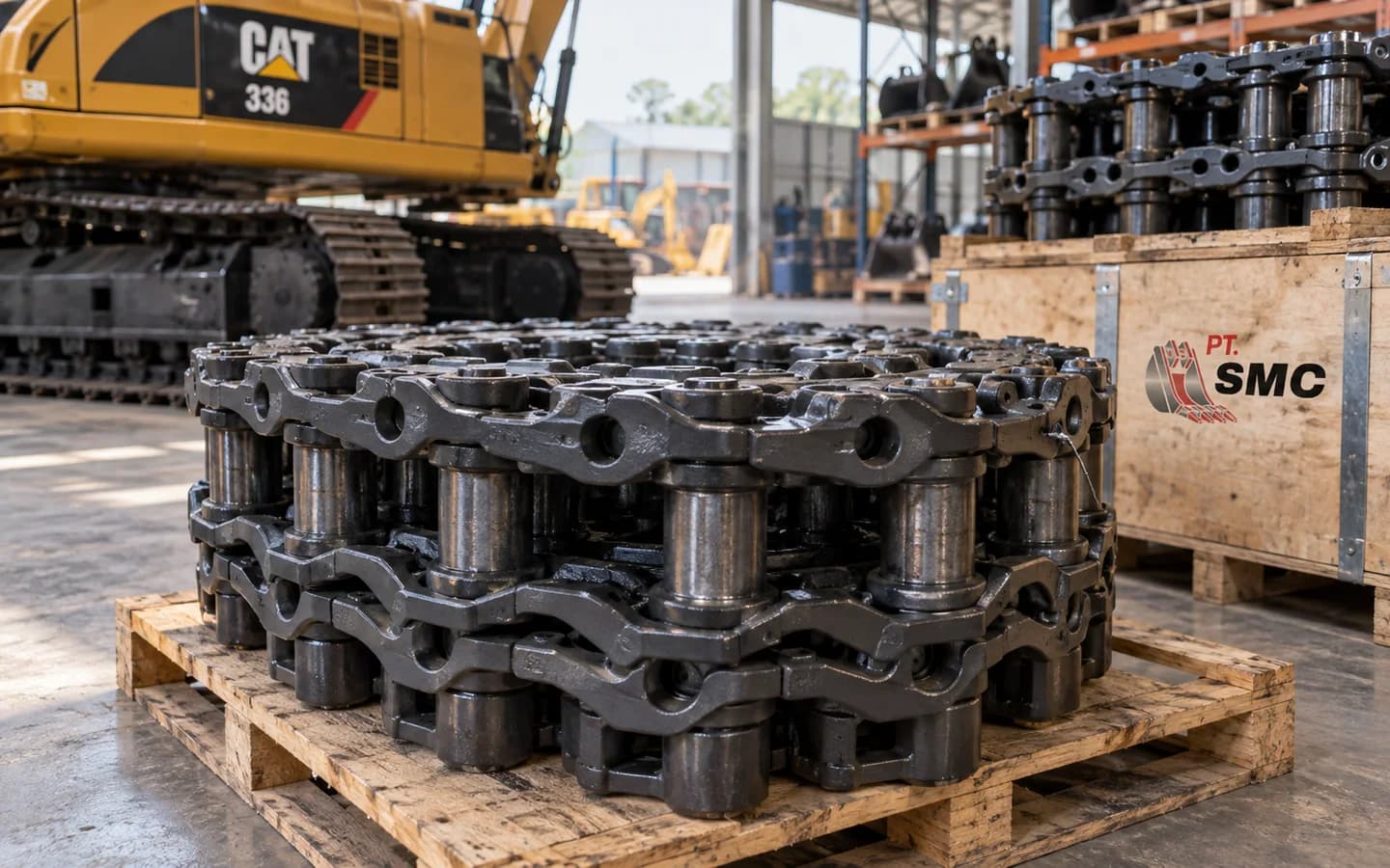 Track Link Assy Caterpillar 336: Ukuran, Kode Part, dan Checklist Pesanan