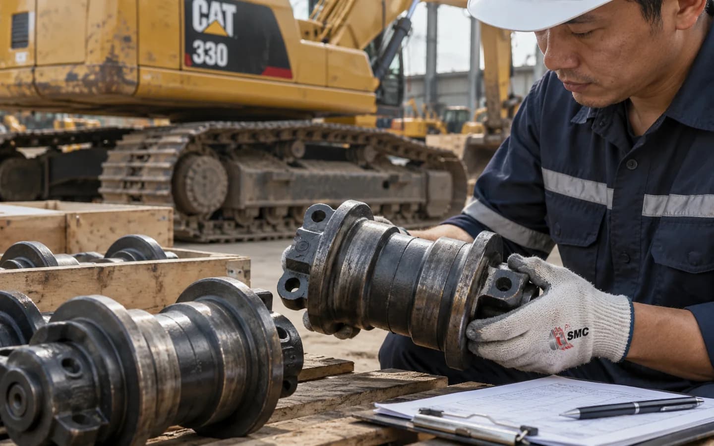 Track Roller Caterpillar 330: Ukuran, Kode Part, dan Checklist Pesanan