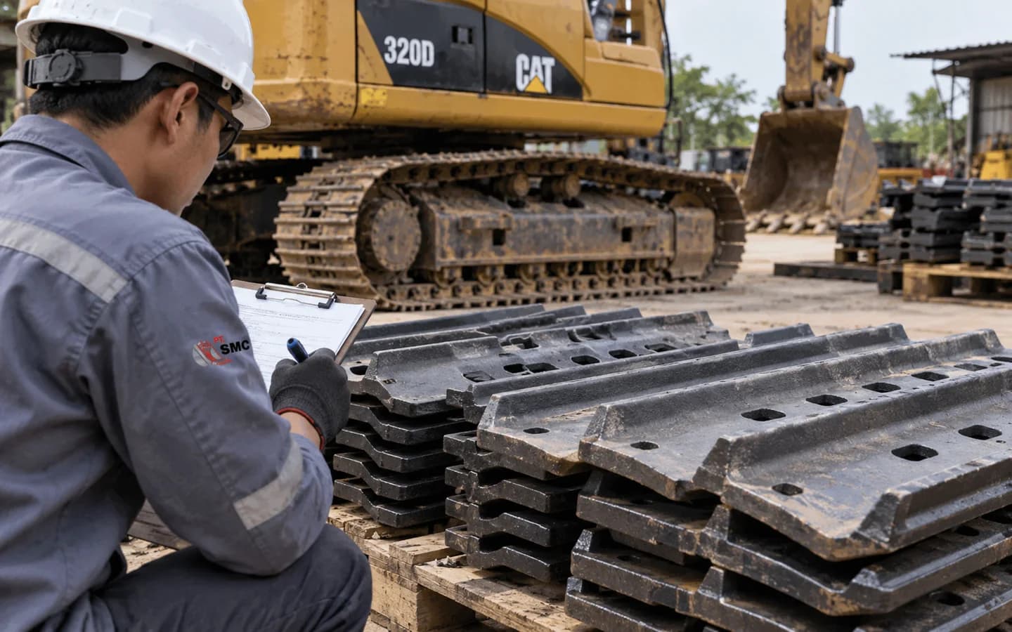 Track Shoe Caterpillar 320D: Ukuran, Kode Part, dan Checklist Pesanan