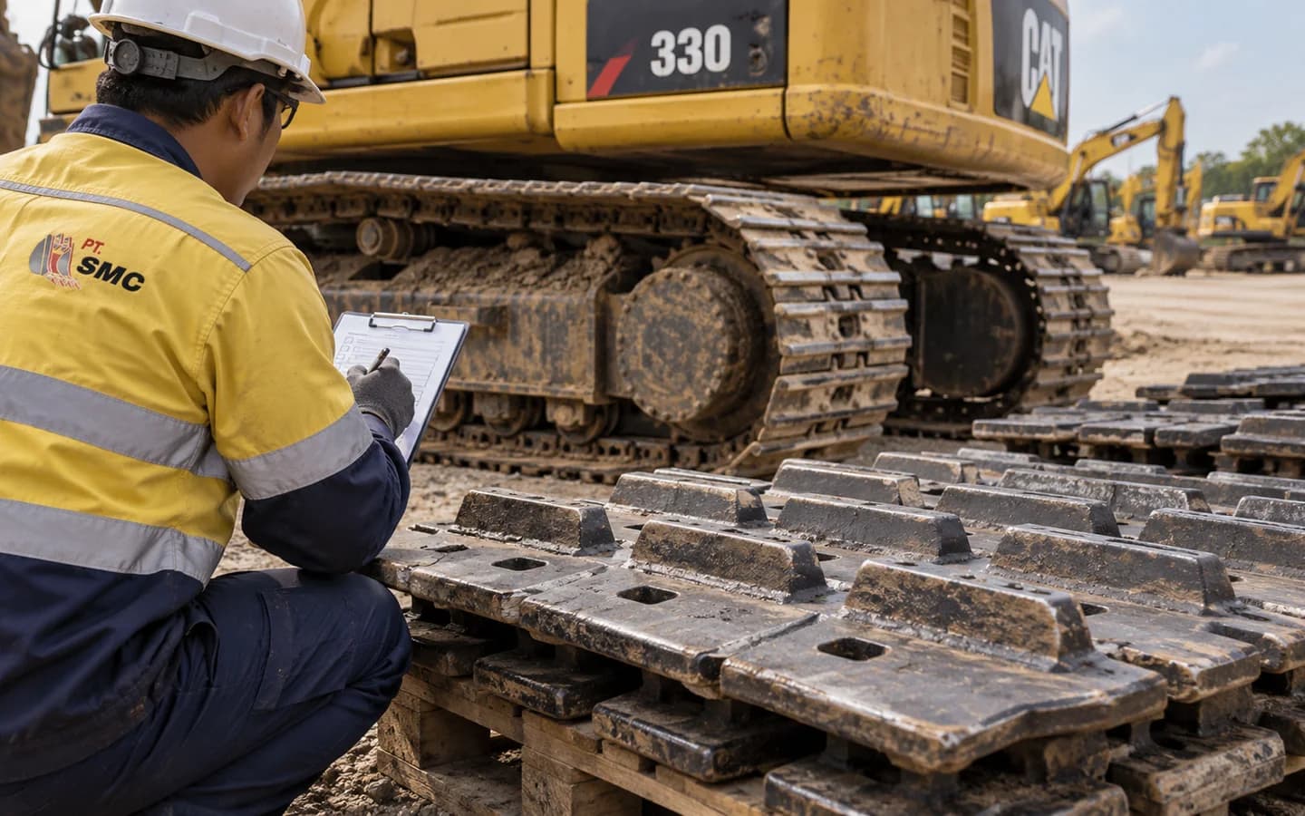 Track Shoe Caterpillar 330: Ukuran, Kode Part, dan Checklist Pesanan