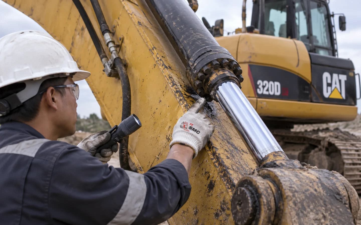 Arm Cylinder Caterpillar 320D Bermasalah: Gejala dan Pemeriksaan Awal