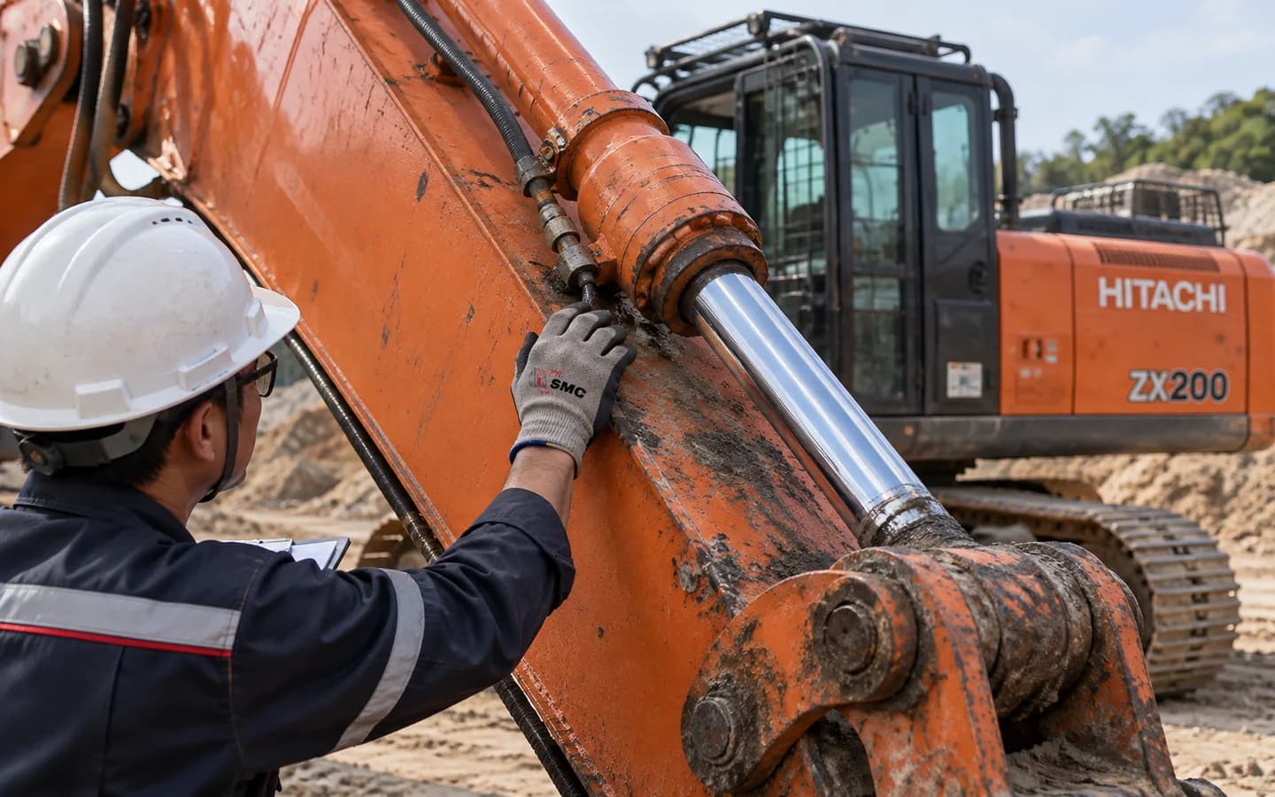 Arm Cylinder Hitachi ZX200 Bermasalah: Gejala dan Pemeriksaan Awal