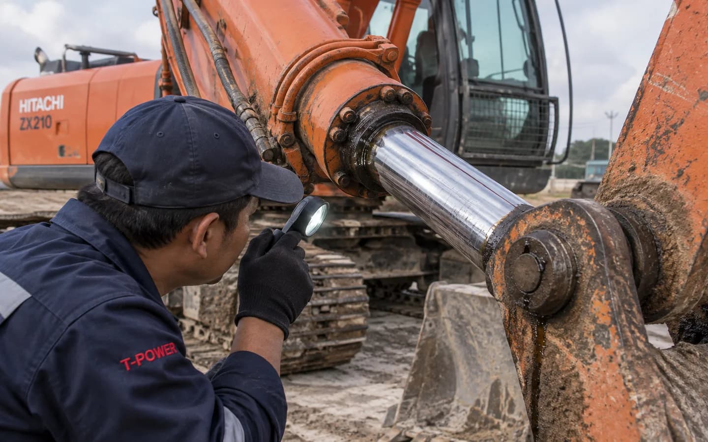 Arm Cylinder Hitachi ZX210 Bermasalah: Gejala dan Pemeriksaan Awal