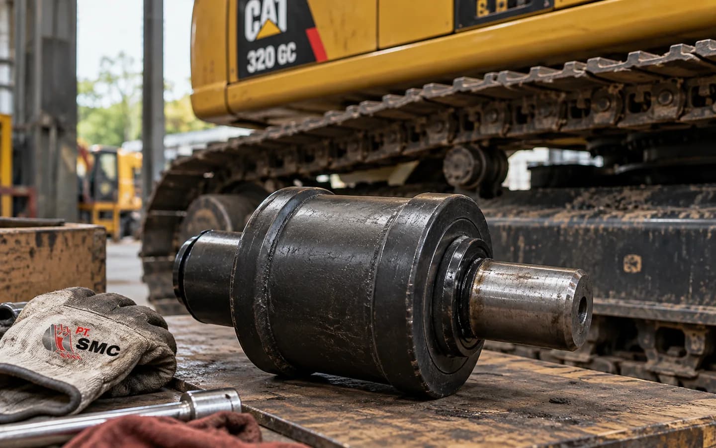 Carrier Roller Caterpillar 320 GC Bermasalah: Gejala dan Pemeriksaan Awal