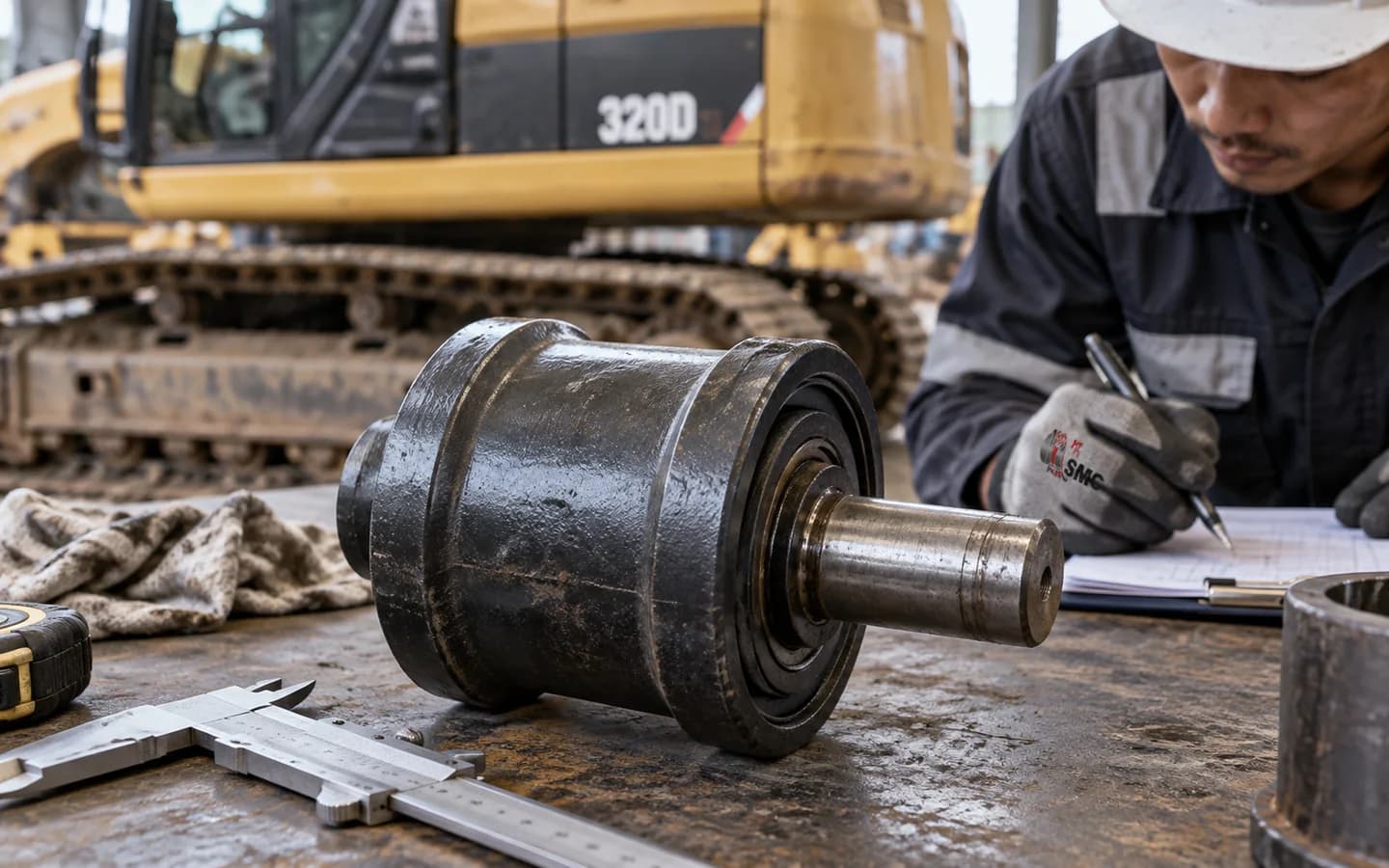 Carrier Roller Caterpillar 320D Bermasalah: Gejala dan Pemeriksaan Awal