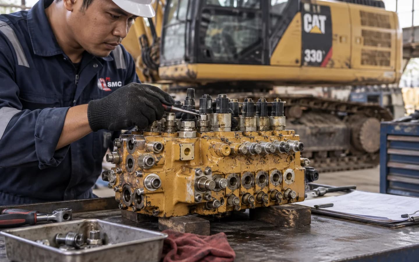 Control Valve Caterpillar 330 Bermasalah: Gejala dan Pemeriksaan Awal