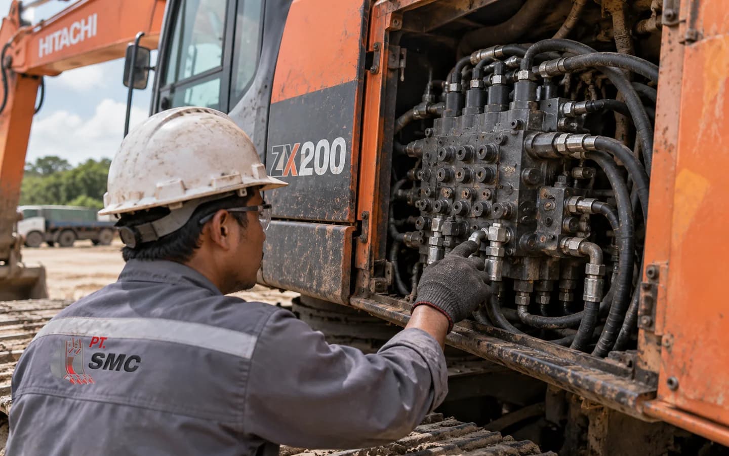 Control Valve Hitachi ZX200 Bermasalah: Gejala dan Pemeriksaan Awal
