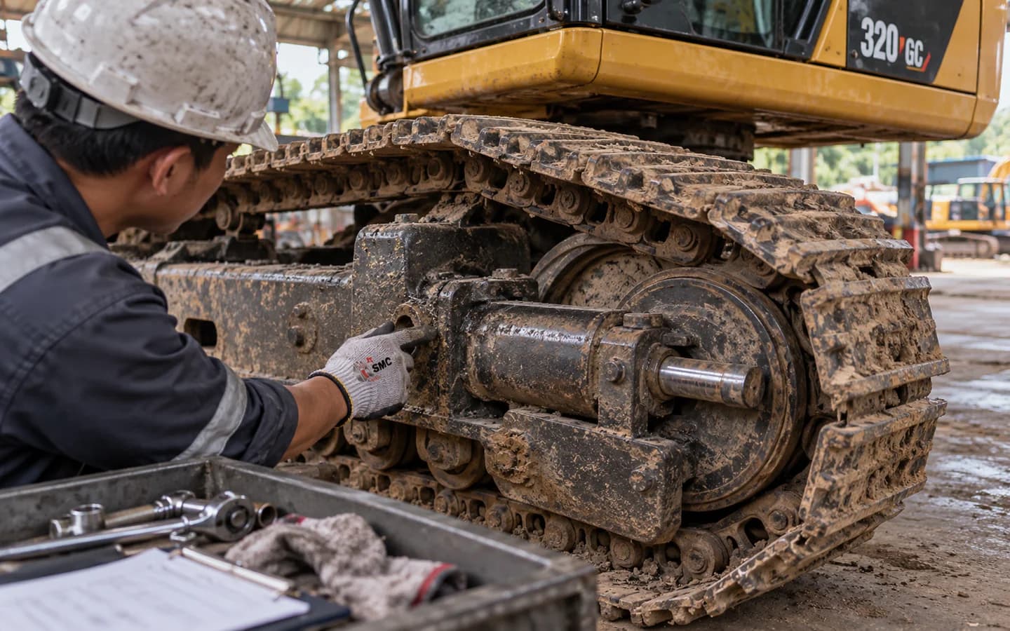 Track Adjuster Caterpillar 320 GC Bermasalah: Gejala dan Pemeriksaan Awal