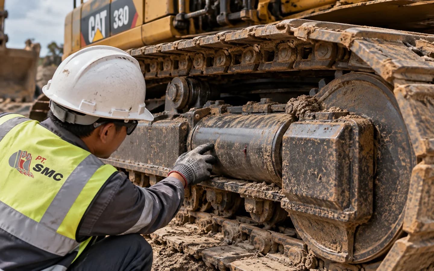 Track Adjuster Caterpillar 330 Bermasalah: Gejala dan Pemeriksaan Awal