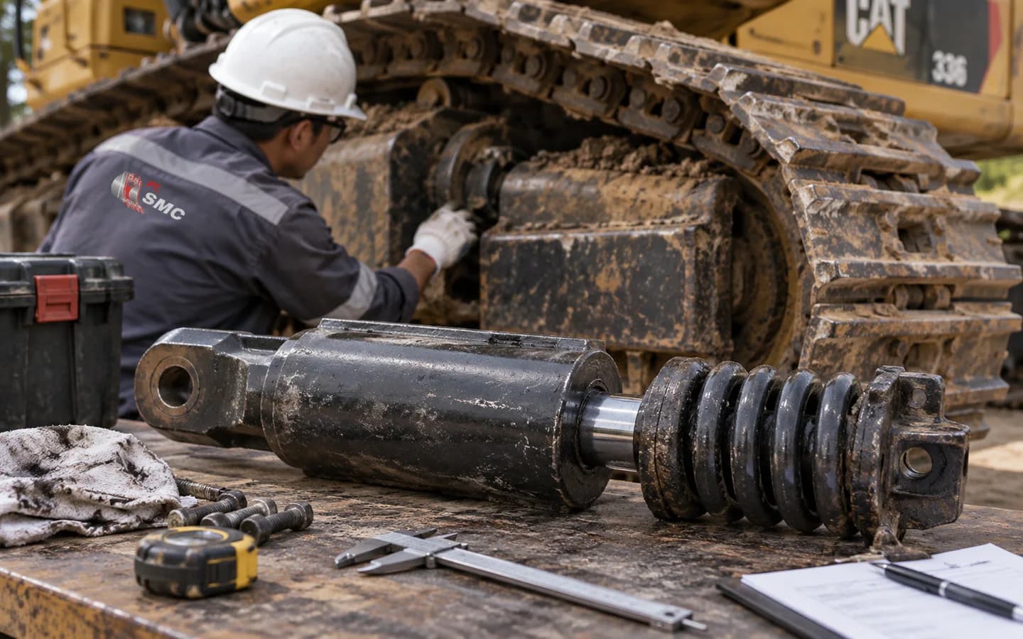 Track Adjuster Caterpillar 336 Bermasalah: Gejala dan Pemeriksaan Awal