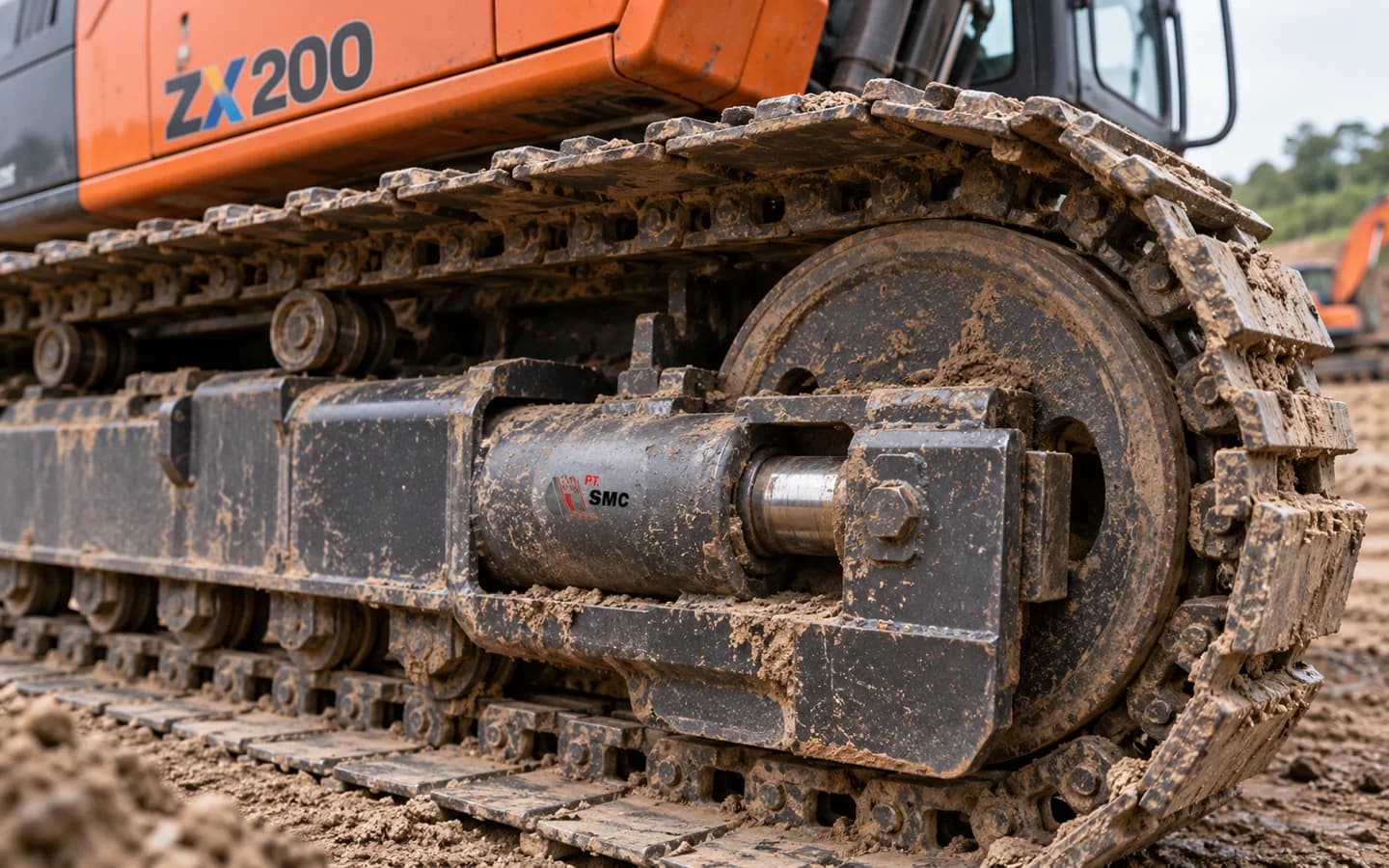 Track Adjuster Hitachi ZX200 Bermasalah: Gejala dan Pemeriksaan Awal
