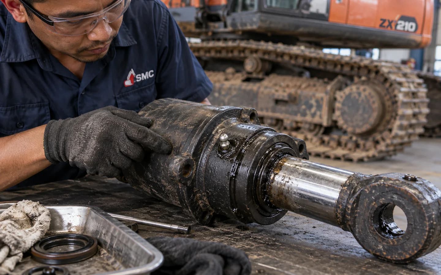Track Adjuster Hitachi ZX210 Bermasalah: Gejala dan Pemeriksaan Awal
