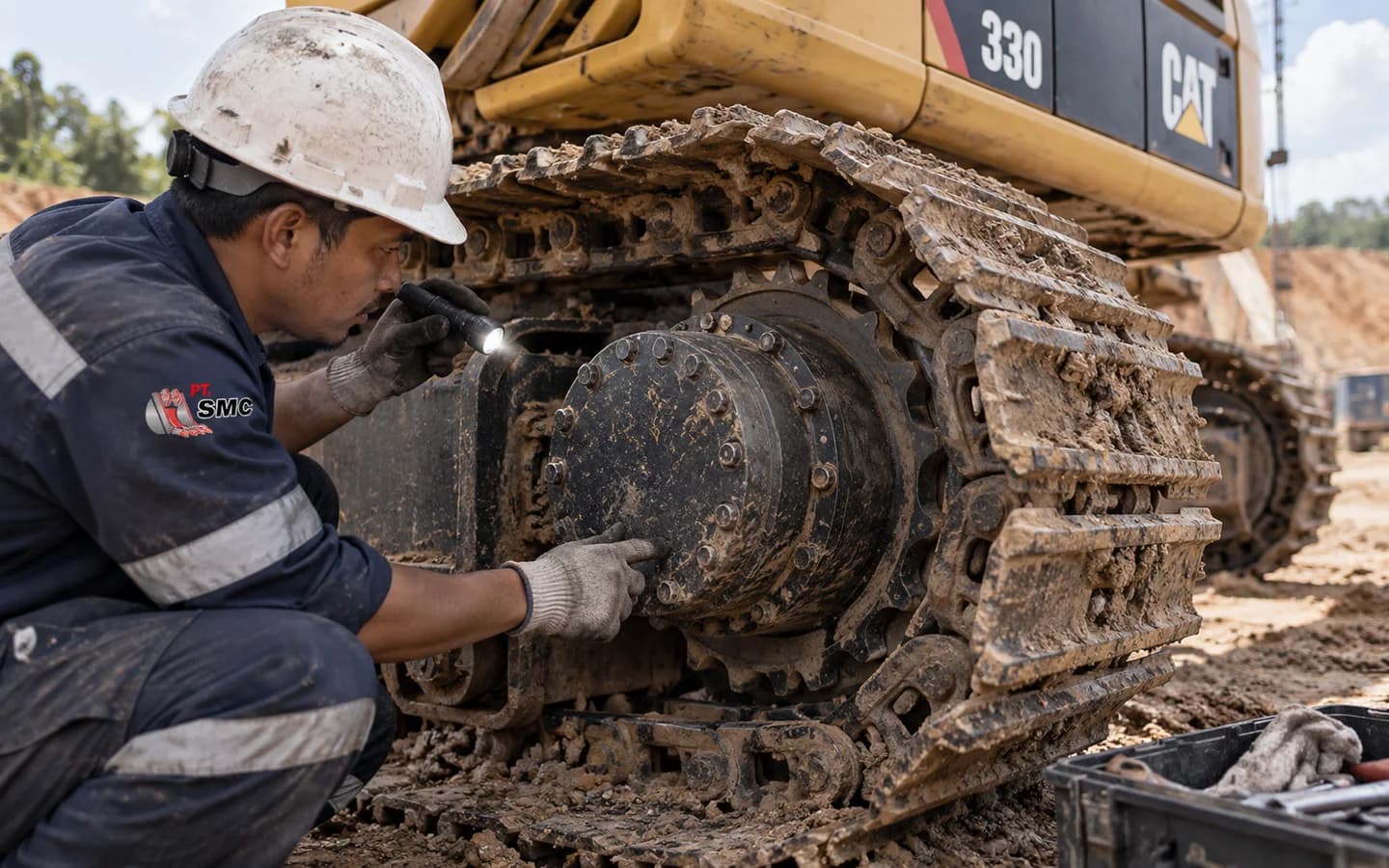 Final Drive Caterpillar 330 Bermasalah: Gejala dan Pemeriksaan Awal