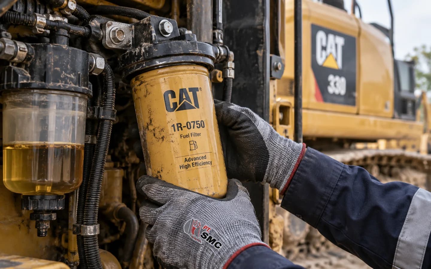 Fuel Filter Caterpillar 330 Bermasalah: Gejala dan Pemeriksaan Awal
