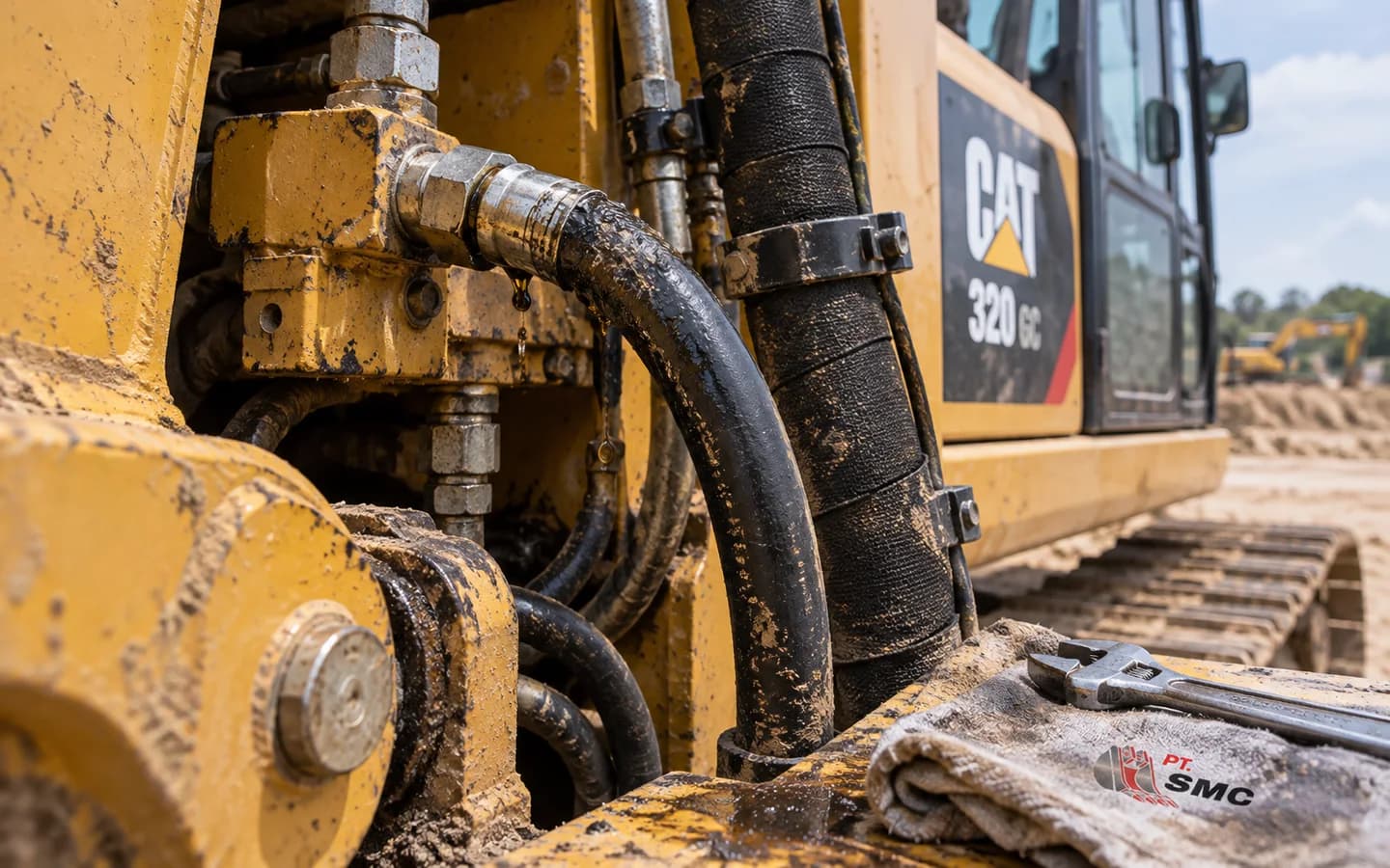 Hydraulic Hose Caterpillar 320 GC Bermasalah: Gejala dan Pemeriksaan Awal
