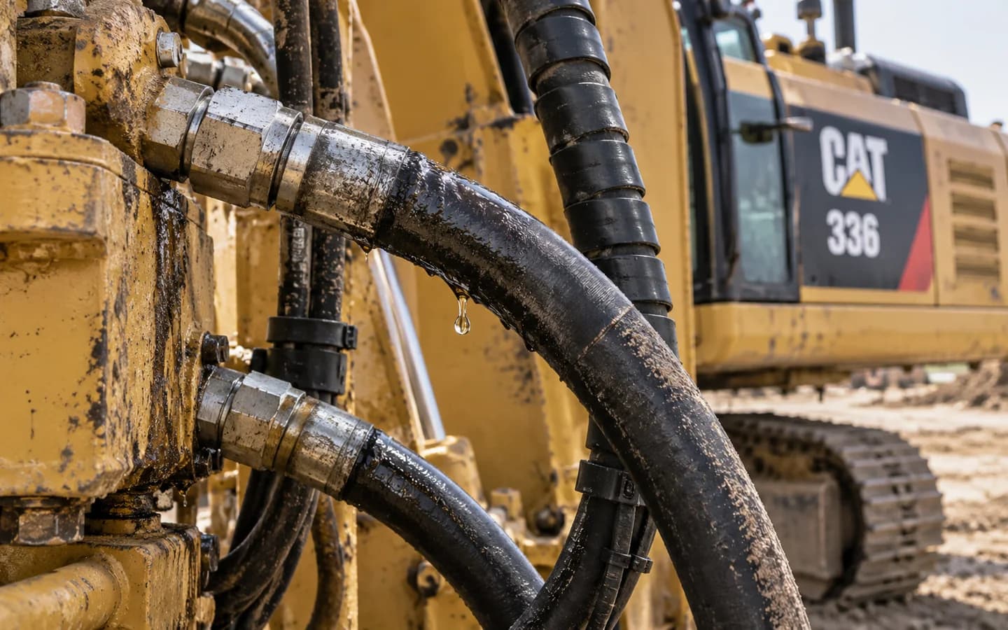 Hydraulic Hose Caterpillar 336 Bermasalah: Gejala dan Pemeriksaan Awal