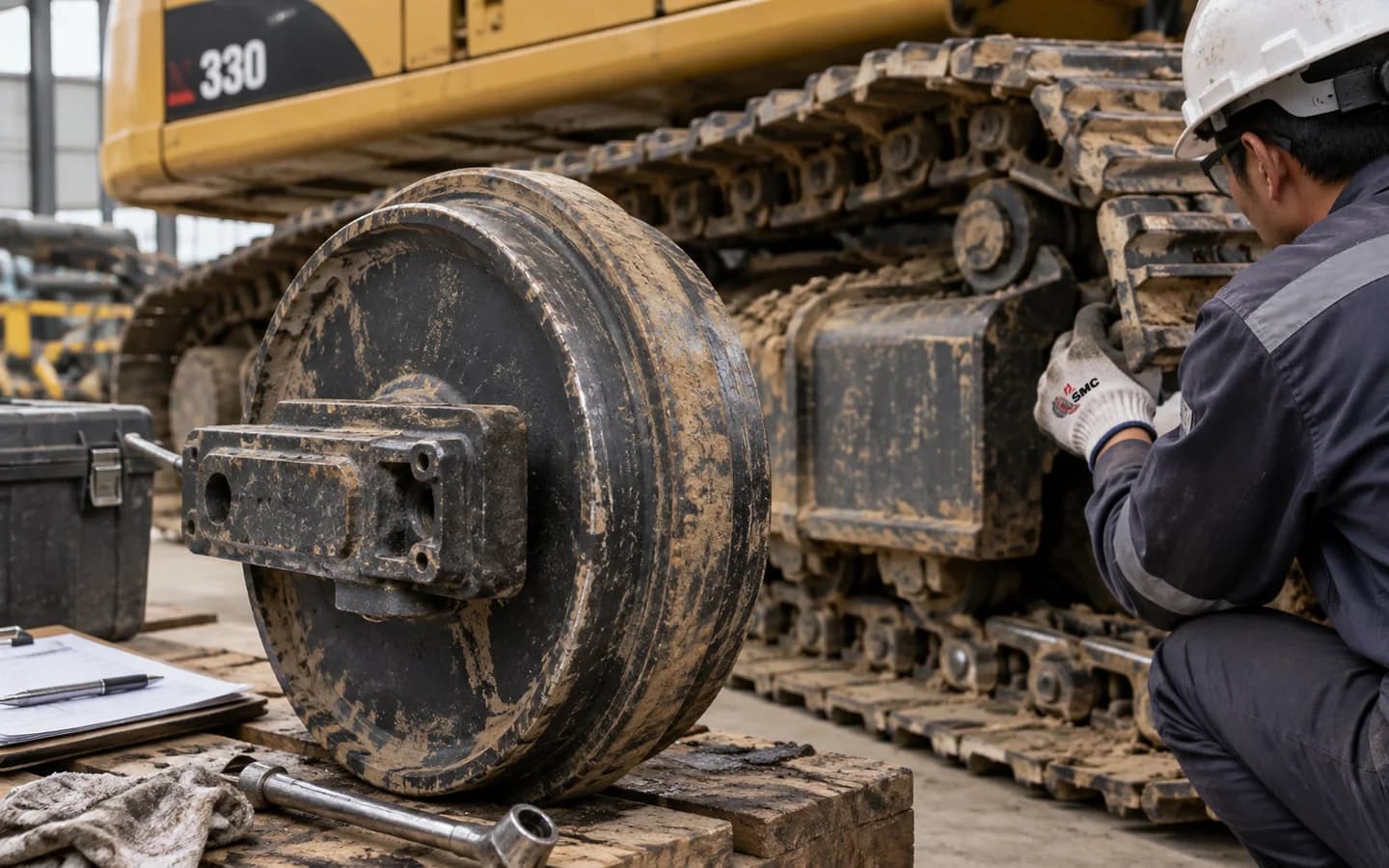Idler Caterpillar 330 Bermasalah: Gejala dan Pemeriksaan Awal