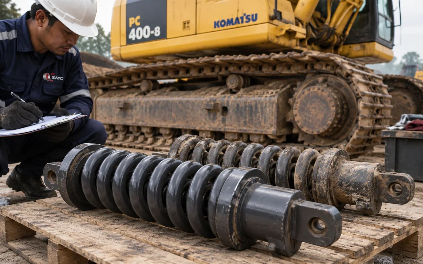 Recoil Spring Komatsu PC400-8 Bermasalah: Gejala dan Pemeriksaan Awal