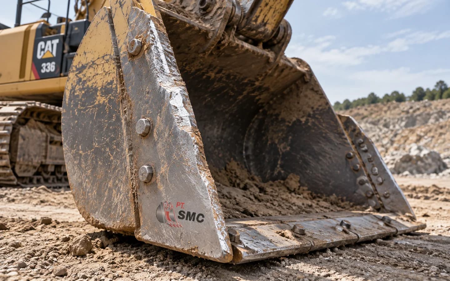 Side Cutter Bucket Caterpillar 336 Bermasalah: Gejala dan Pemeriksaan Awal