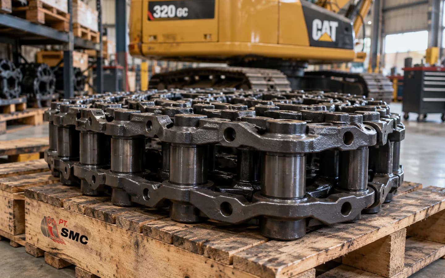 Track Link Assy Caterpillar 320 GC Bermasalah: Gejala dan Pemeriksaan Awal