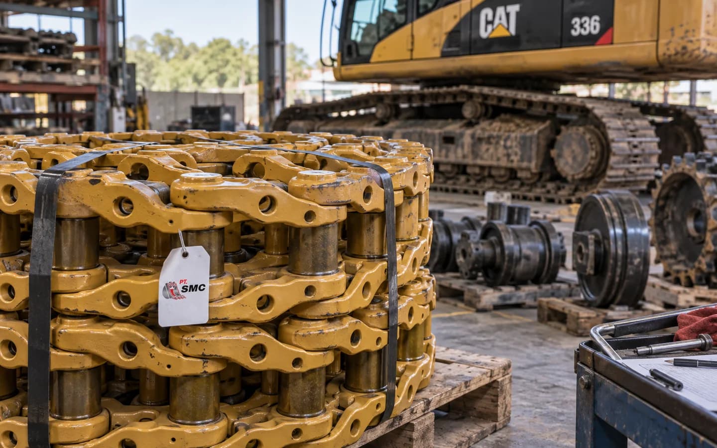 Track Link Assy Caterpillar 336 Bermasalah: Gejala dan Pemeriksaan Awal