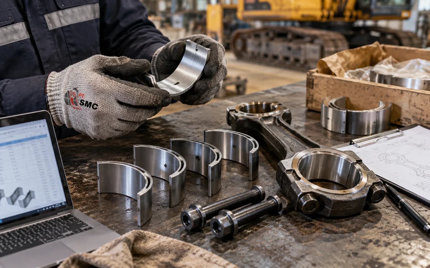 7 Kesalahan Saat Membeli Conrod Bearing Alat Berat