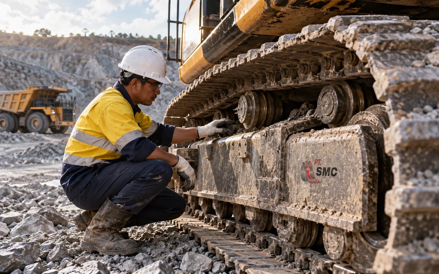 Memilih Undercarriage untuk Quarry dan Tambang Batu