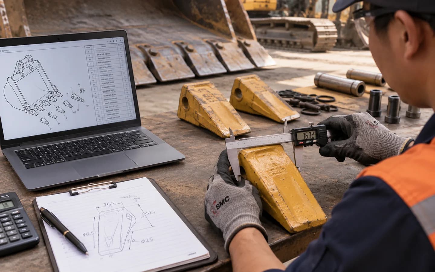 Part Number OEM vs Pengukuran Manual: Panduan Objektif untuk Buyer Alat Berat