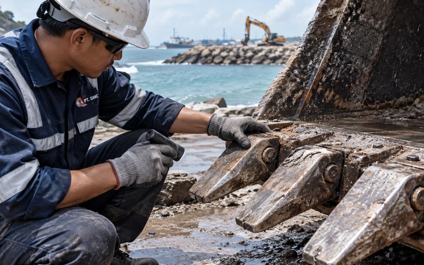 Perawatan Sparepart Alat Berat untuk Kondisi Pesisir