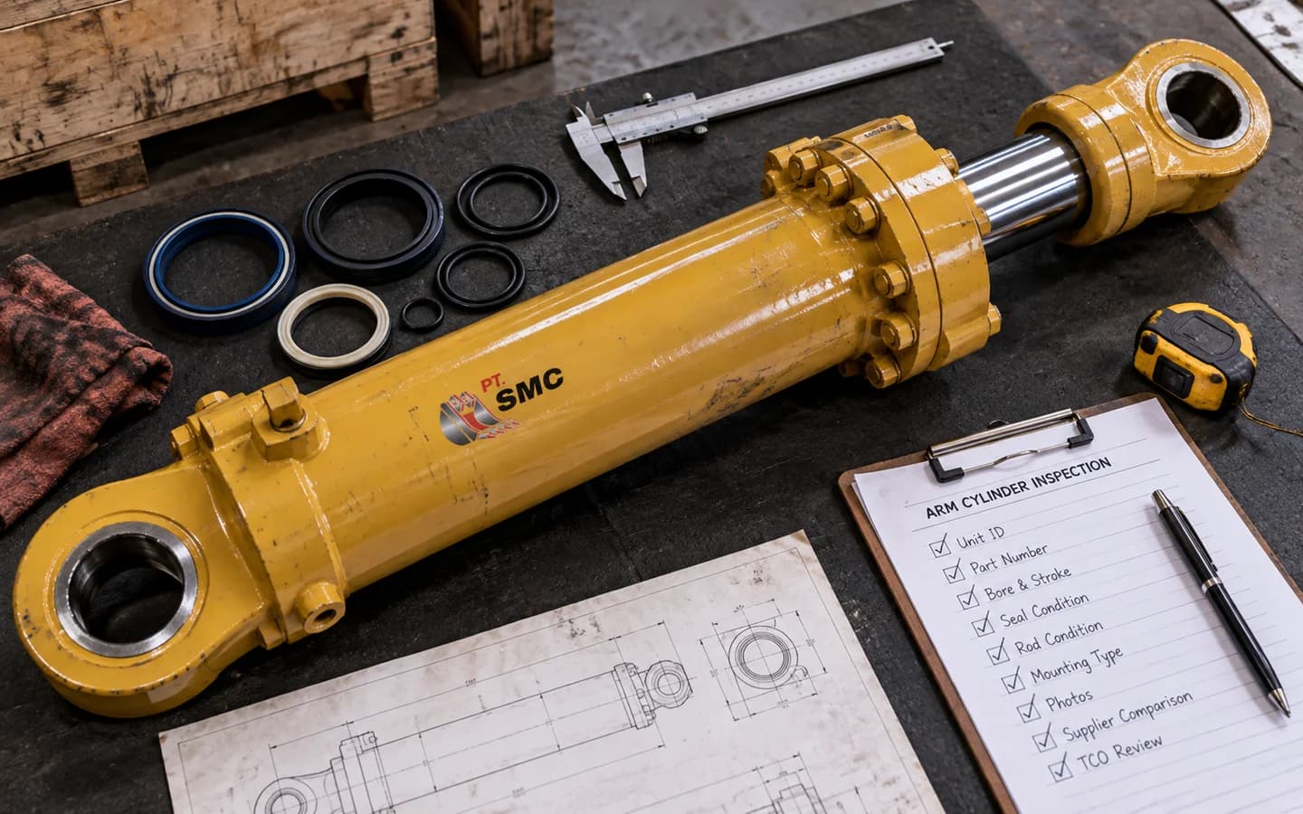 Procurement Arm Cylinder untuk Fleet: Stok, Vendor, dan TCO
