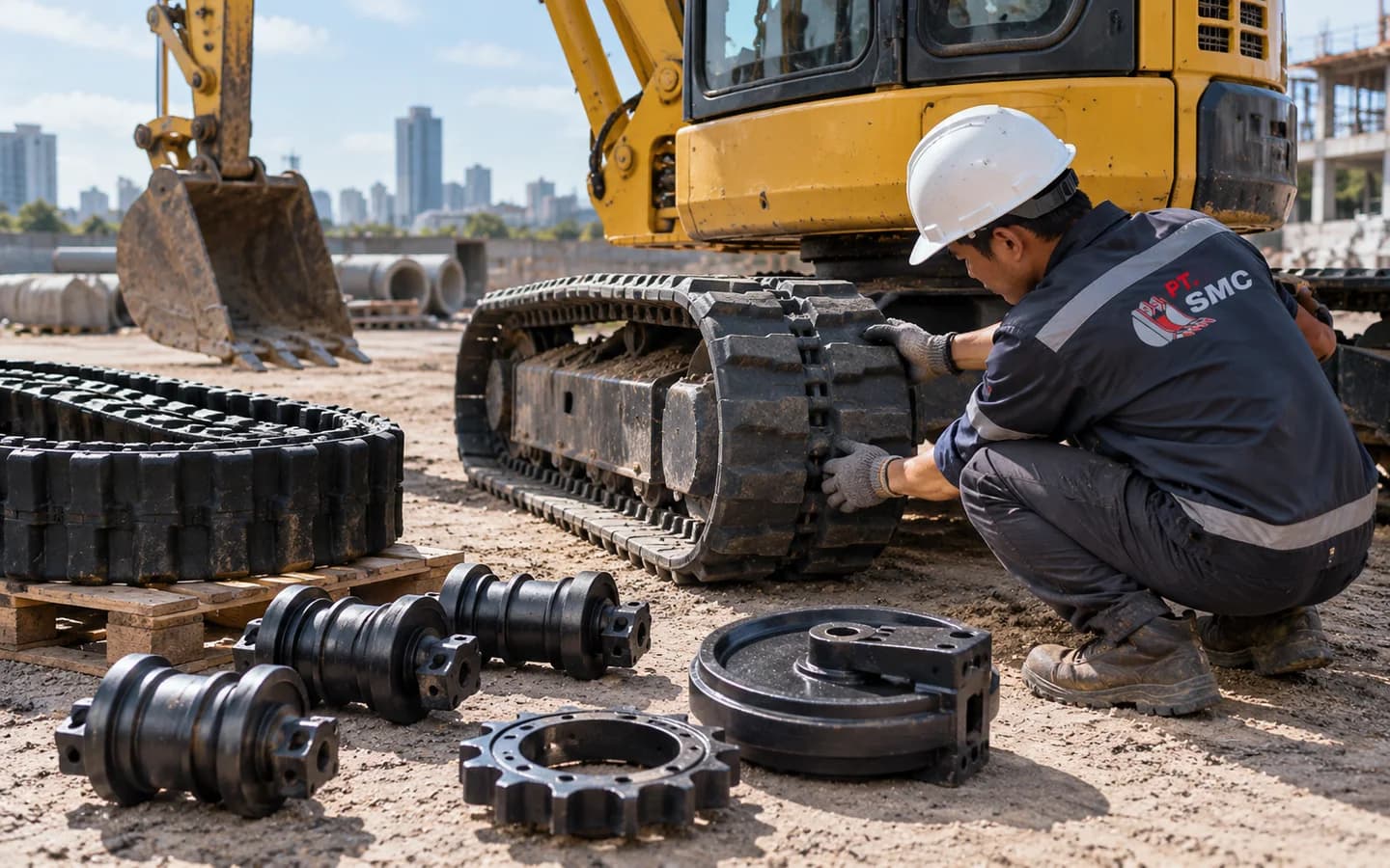 Sparepart Undercarriage Komatsu PC50 dan PC78 (Mini Excavator)