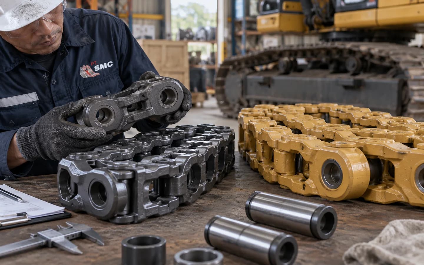 Track Link Genuine vs Aftermarket: Panduan Objektif untuk Buyer Alat Berat