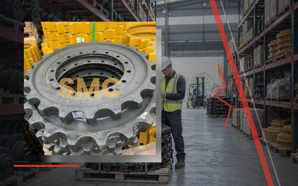 Sprocket Komatsu PC75 Bermasalah: Gejala dan Pemeriksaan Awal