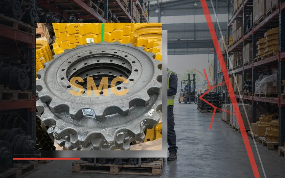Sprocket Sumitomo SH210 Bermasalah: Gejala dan Pemeriksaan Awal