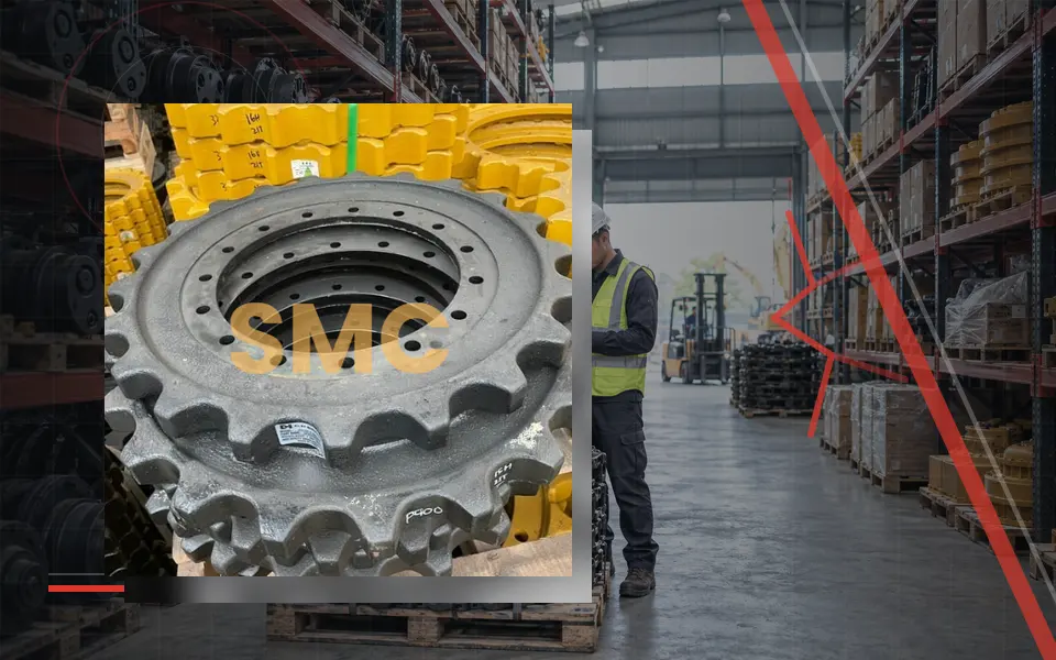 Sprocket Volvo EC210 Bermasalah: Gejala dan Pemeriksaan Awal
