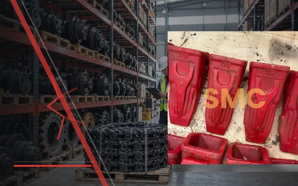 Bucket Tooth Sumitomo SH210 Bermasalah: Gejala dan Pemeriksaan Awal
