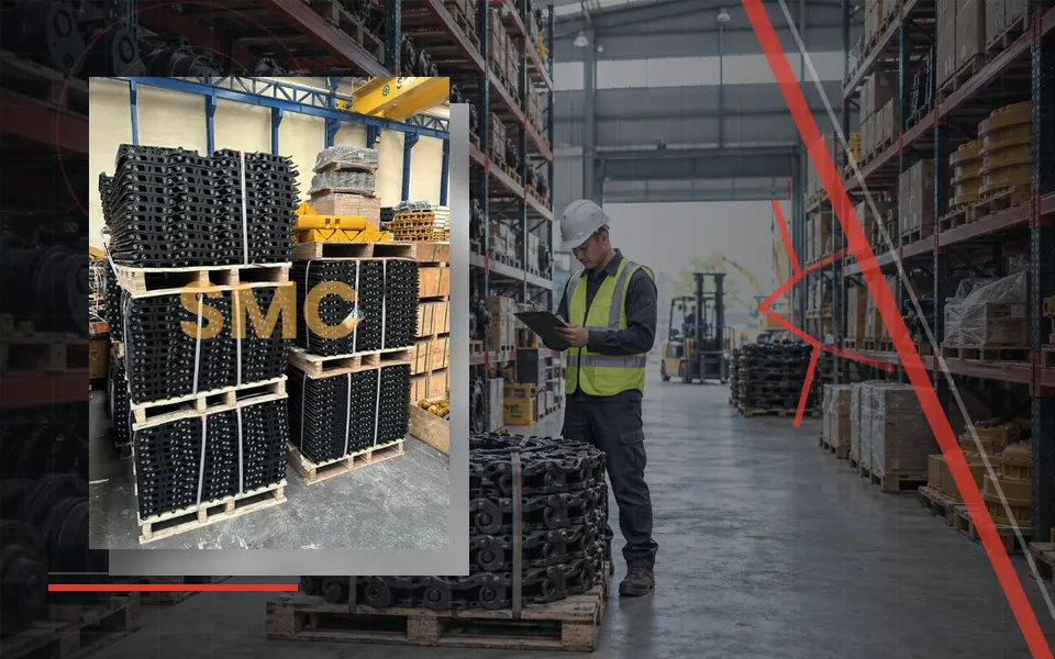 Track Shoe Sumitomo SH210 Bermasalah: Gejala dan Pemeriksaan Awal