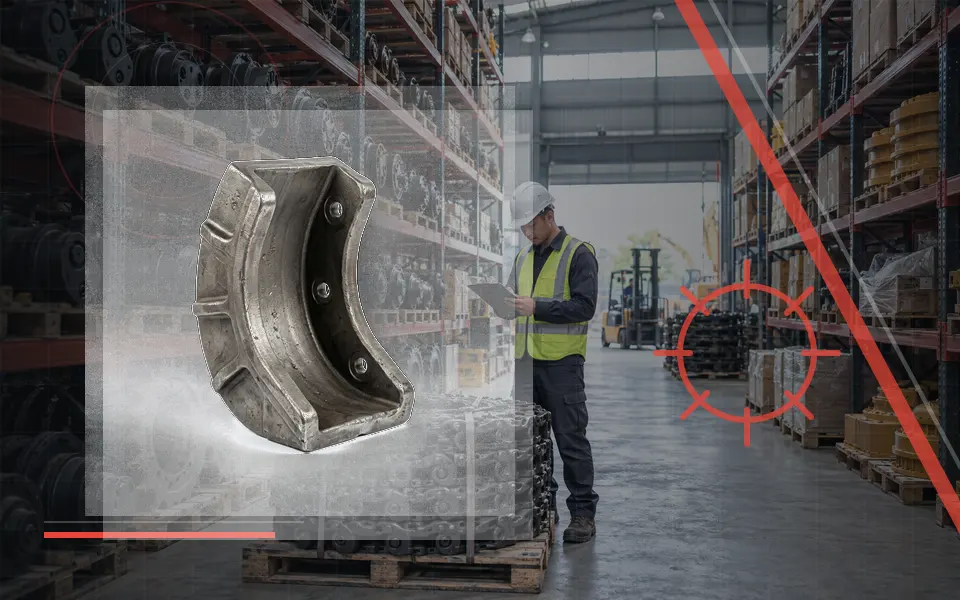 Heel Shroud Caterpillar 313 GC: Ukuran, Kode Part, dan Checklist Pesanan